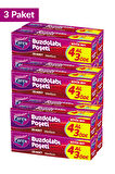 Buzdolabı Poşeti Büyük Boy 4 Al 3 Öde (4*20) 30 x 45 cm Üçlü Set