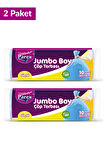 Güçlü Çöp Torbası Jumbo Boy 10'lu 80 x 110 cm İkili Set