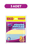 Mikrofiber 5'li Temizlik Bezi Üçlü Paket