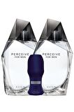 Avon Perceive Erkek Parfüm İkili Set ve Rollon Paketi