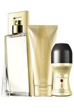 Avon Attraction Kadın Parfüm Vücut Losyonu ve Far Away Rollon Paketi