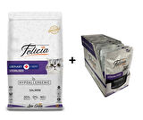 Felicia Somonlu Light Sterilised Kedi Maması 2 kg + 12 Adet Felicia Somonlu Kısır Yaş Mama 85 Gr