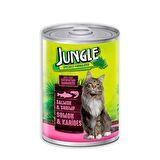 Jungle Somon Balıklı ve Karidesli Kedi Konserve 415 gr