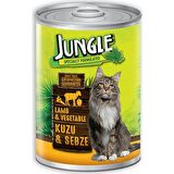 Jungle Kuzu Etli-Sebzeli Kedi Konserve 415 gr