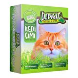 Jungle Kedi Çimi Kutulu (Fileli)