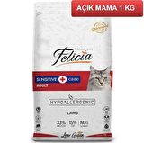 Felicia Az Tahıllı Kuzu Etli Yetişkin Kedi Maması 1 Kg AÇIK