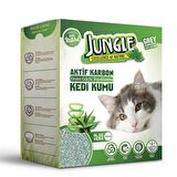JUNGLE AKTİF KARBONLU KEDİ KUMU ( ALOE VERALI) 6 LT