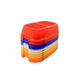 Flip Plastik İkili Mama Kabı Mavi 230 Ml