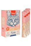 Wanpy Creamy Treat Tuna Karides - Ton Balıklı Krema Yetişkin Kedi Ödülü 25x14 g 