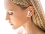 Vollmond VL201 Bluetooth 5.3 IPX6 Level Suya ve Tere Dayanıklı Tasarım TWS Kablosuz Kulaklık Beyaz 
