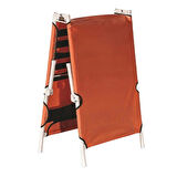 Katlanabilir Portatif Brandalı Hasta Taşıma Sedyesi | Emniyet Kemerli ve Dayanıklı Metal Gövde