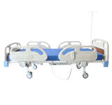 2 Motorlu Hastane Tipi Hasta Karyolası Full ABS | Komple Set, 10 cm Yatak ve Serum Askısı Dahil