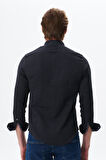 Arma Erkek Denim Jean Slim Fit / Dar Kesim Kot Dokuma Gömlek K9GKD1070 