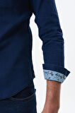 Arma Erkek Denim Jean Slim Fit / Dar Kesim Kot Dokuma Gömlek K9GKD1070 