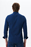 Arma Erkek Denim Jean Slim Fit / Dar Kesim Kot Dokuma Gömlek K9GKD1070 