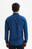 Arma Erkek Denim Jean Slim Fit / Dar Kesim Kot Dokuma Gömlek K9GKD1069 