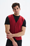 Arma Erkek Slim Fit Basic %100 Pamuk Triko Yelek K9KRO0853 
