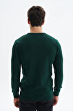 Arma Erkek Slim Fit Likralı Akrilik Kumaş V Yaka Kareli Kazak K0KRO0860 