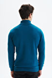 Arma Erkek Slim Fit Likralı Akrilik Kumaş Boğazlı Yaka Triko Kazak K0KRO0862 