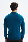 Arma Erkek Slim Fit Likralı Akrilik Kumaş Yarım Yaka Triko Kazak K0KRO0864 