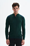Arma Erkek Slim Fit Likralı Akrilik Kumaş Yarım Yaka Triko Kazak K0KRO0864 