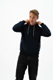 Arma Erkek Kanguru Cepli Kapüşonlu Sweatshirt 