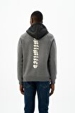 Arma Erkek Kanguru Cepli Kapüşonlu Sweatshirt 