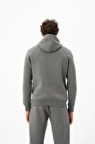 Arma Erkek Kanguru Cepli Kapüşonlu Sweatshirt 