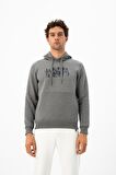 Arma Erkek Büyük Beden Kanguru Cepli Sweatshirt 