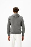 Arma Erkek Büyük Beden Kanguru Cepli Sweatshirt 