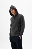 Arma Erkek Kapşonlu Kanguru Cepli Sweatshirt 