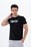 Arma Erkek Slim Fit Bisiklet Yaka Tişört 