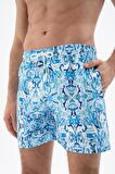 Arma Erkek Regular Fit Çok Renkli Mayo Deniz Şortu 