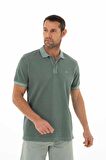 Arma Erkek % 100 Pamuk Regular Fit Parça Boyama Polo Yaka T-Shirt 