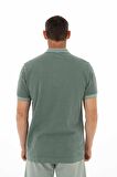 Arma Erkek % 100 Pamuk Regular Fit Parça Boyama Polo Yaka T-Shirt 