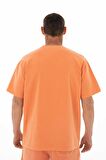 Arma Erkek Oversize Kısa Kollu Bisiklet Yaka Sweatshirt 