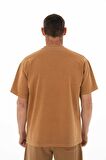 Arma Erkek Oversize Kısa Kollu Bisiklet Yaka Sweatshirt 