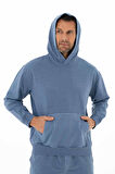 Arma Erkek Oversize 2 İplik Kanguru Cepli Kapşonlu Sweatshirt Y25254376601 