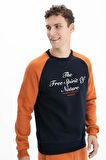 Arma Erkek Regular Fit Bisiklet Yaka Sweatshirt 