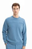 Arma Erkek Regular Fit Cepli Bisiklet Yaka Sweatshirt 