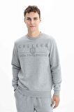 Arma Erkek Regular Fit Bisiklet Yaka Sweatshirt 