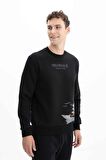 Arma Erkek Regular Fit Bisiklet Yaka Sweatshirt 