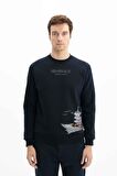 Arma Erkek Regular Fit Bisiklet Yaka Sweatshirt 