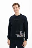 Arma Erkek Regular Fit Bisiklet Yaka Sweatshirt 