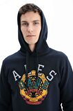 Arma Erkek Regular Fit Cepsiz Kapşonlu Sweatshirt 