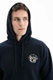 Arma Erkek Relax Fit Kanguru Cepli Kapşonlu Sweatshirt 