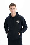 Arma Erkek Relax Fit Kanguru Cepli Kapşonlu Sweatshirt 
