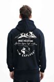 Arma Erkek Relax Fit Kanguru Cepli Kapşonlu Sweatshirt 