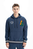 Arma Erkek Relax Fit 3 İplik Kapşonlu Kanguru Cepli Sweatshirt K26254625601 