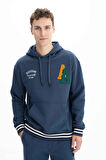 Arma Erkek Relax Fit 3 İplik Kapşonlu Kanguru Cepli Sweatshirt K26254625601 
